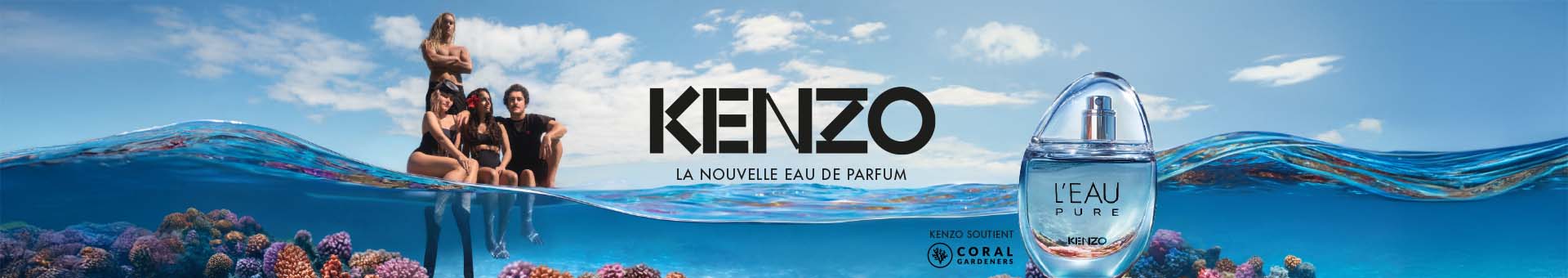 Bannière KENZO L'eau Pure